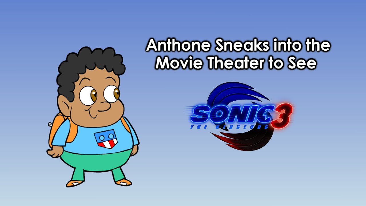Anthone Sneaks into the Movie Theater to See Sonic the Hedgehog 3