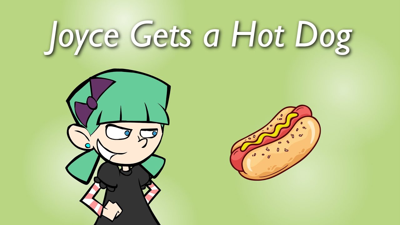 Joyce Gets a Hot Dog