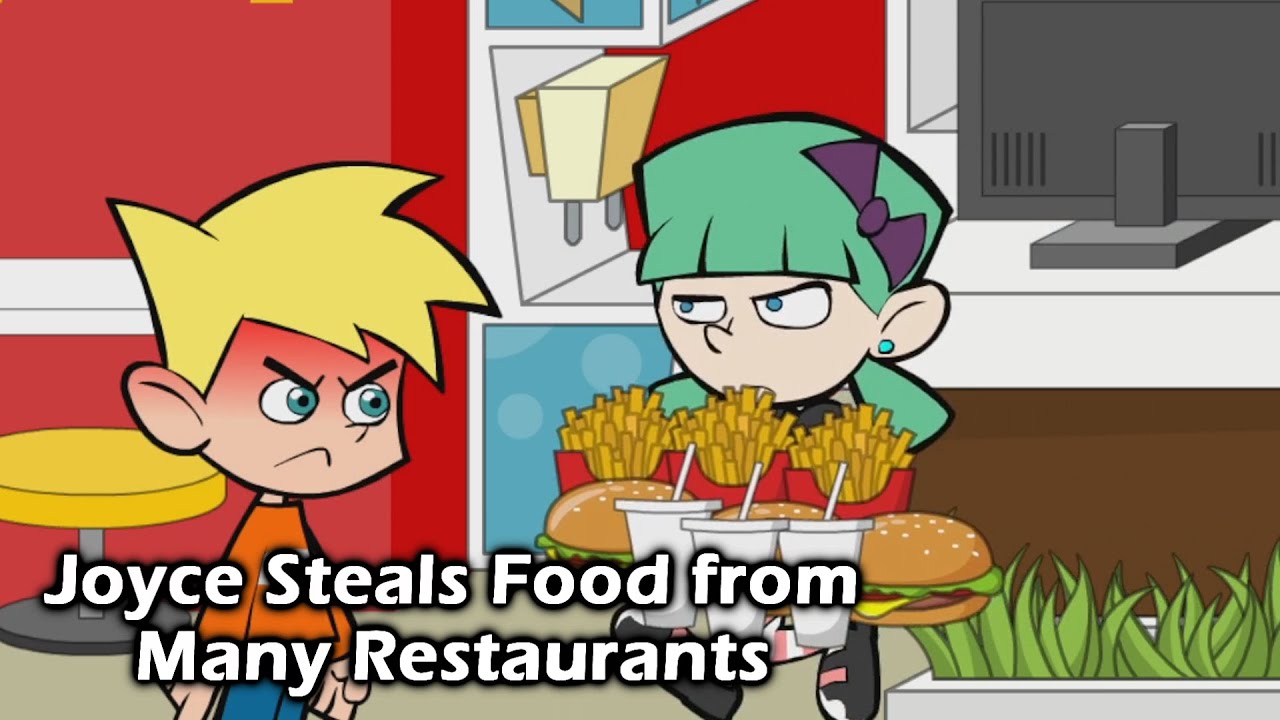 Joyce Steals Food from Many Restaurants