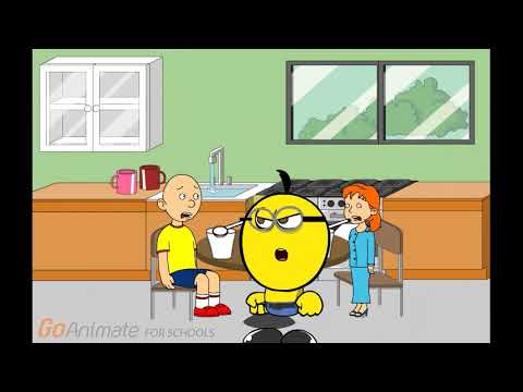 Caillou Eats Rosie’s Cheerios and Gets Grounded