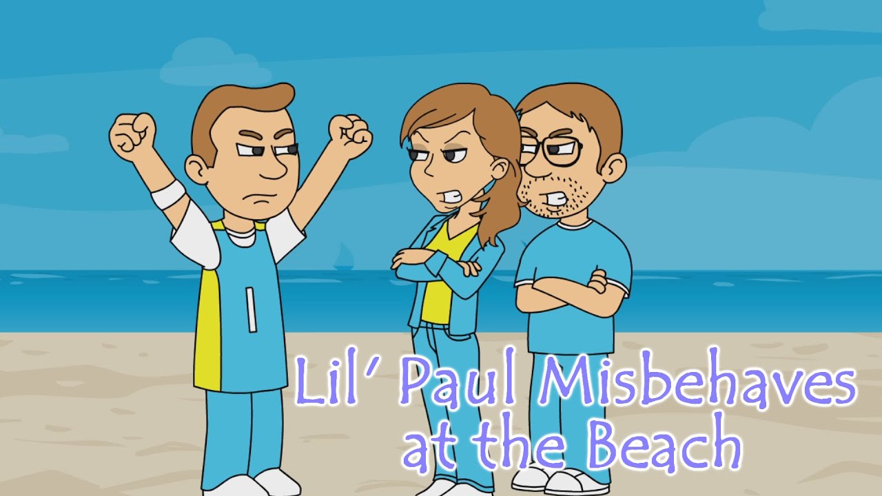 Lil’ Paul Misbehaves at the Beach