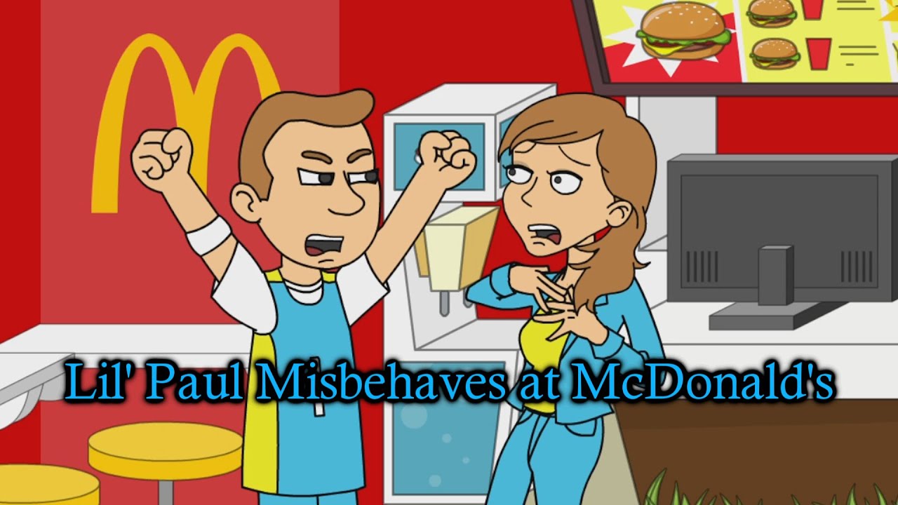 Lil’ Paul Misbehaves at McDonald’s