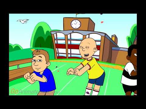 Caillou Is Out Of School For The Summer!