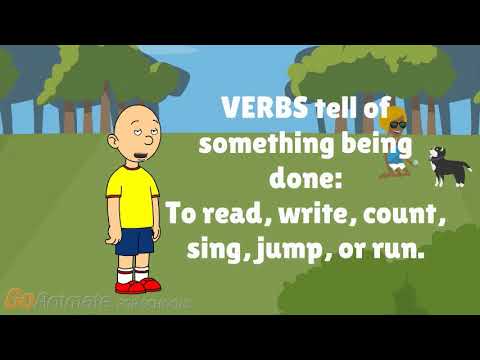 The Parts Of Speech With Caillou!