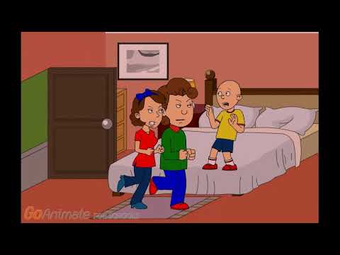 Caillou Jumps in The Bed and Gets Grounded