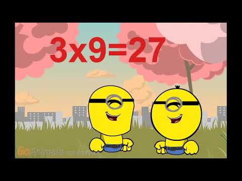Mini0ns Multiplication Tables of 3