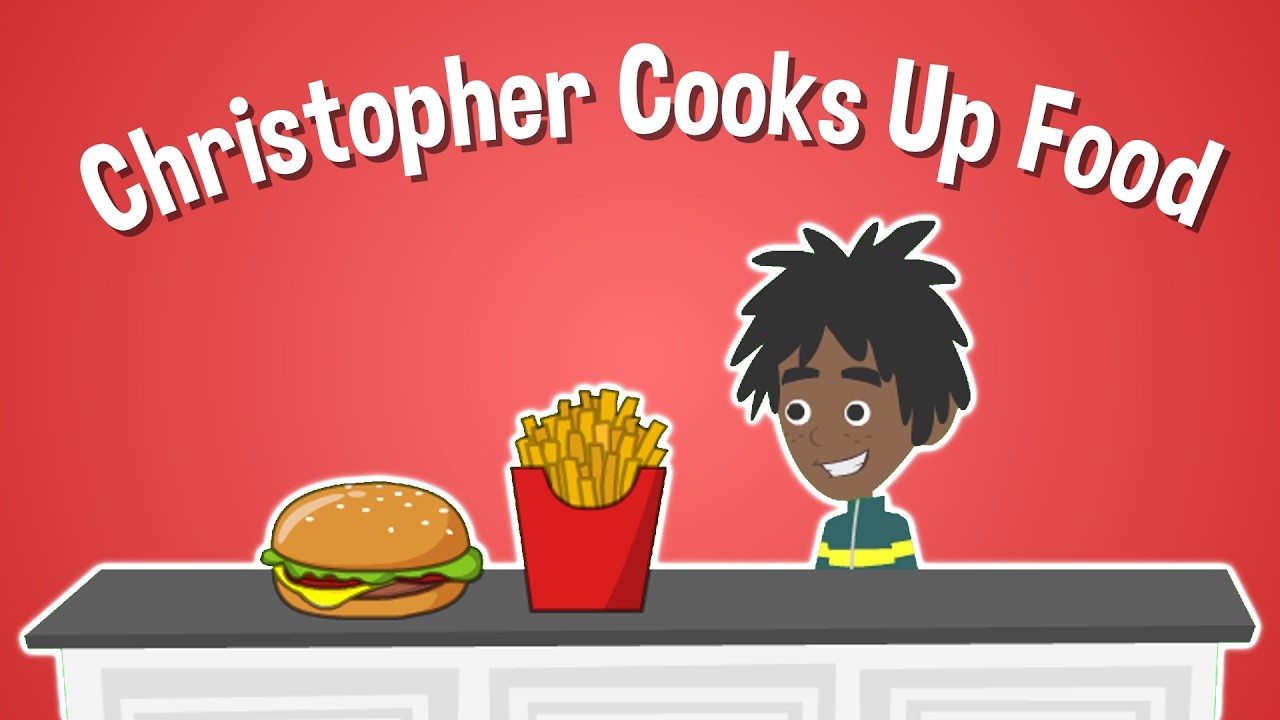 Christopher Cooks Up Food
